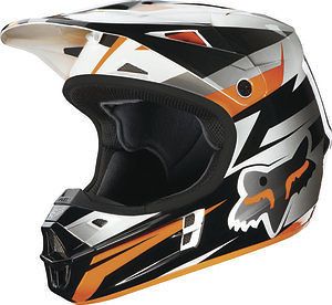 NIB FOX V1 Costa helmet in orange size adult x large 02822 009 XL