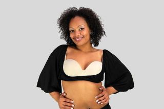 Black Viscose Flare WingZ Cover Ups Shrug UK 18 20 22 24 26 28