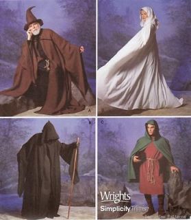 MEDIEVAL Wizard Cape/Cloak/Rob e LOTR COSTUME PATTERN