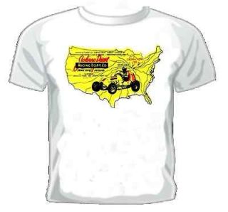 Vintage RACE/GASSER/DR AG T shirt JOHNNY PAUL RACING EQPT. CO.