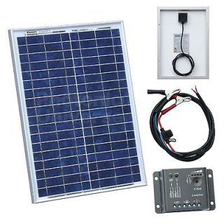 panel kit with controller for camper / caravan / boat 20 watt charger