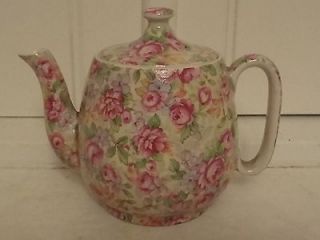 Royal Winton Chintz English Rose Teapot for 1 Breakfast Set Countess
