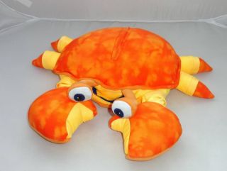 Authentic MOSHI Microbead 12 CRAB Plush Pillow Orange Yellow Sea