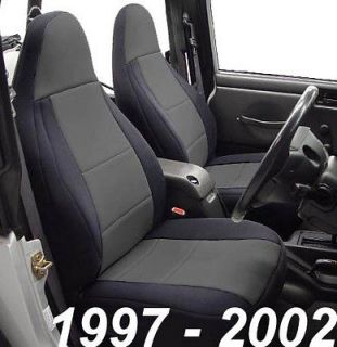 Car Seat Cover TJ Custom Charcoal tj127C (Fits 1997 Jeep Wrangler