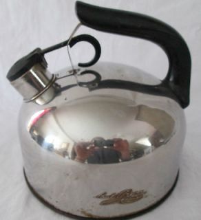 vintage copper bottom tea kettle