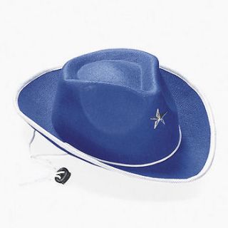BLUE COWBOY HATS HORSE PONY WESTERN PARTY DECOR NEW GREAT GIFTS FOR