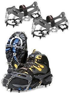 Shoes Spike Grip Boots Chain Crampons Grippers Anti Slip 12 Tooth New