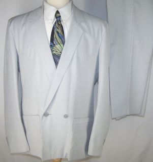 42 L Cotler SOLID LIGHT GRAY SUMMER WEIGHT Business Career Suit men