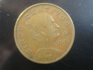 RARE 1962 MEXICO 5 CENTAVOS CINCO COIN @@@@@ @@@@@