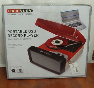 CROSLEY CR6010A RE COLLEGIATE PORTABLE USB RECORD PLAYER TURNTABLE