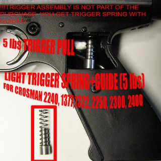 Crosman 2240, 1377,1322, 2250, 2300, 2400 light trigger spring with