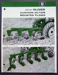 Oliver Cushion Action Mounted Plows Brochure