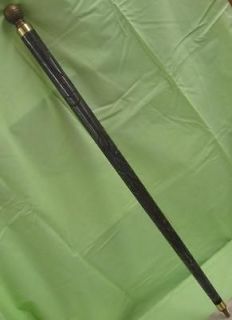 Knob/Tip 34 Walking Stick / Two Piece Pool Cue, Dark Olive Green