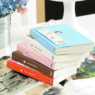 Cute Girl Colorful Notebook Diary Organizer Day Planner   5 Colors