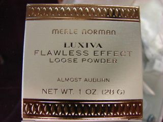 Merle Norman Luxiva Flawless Effect Loose Face Powder   Almost Auburn