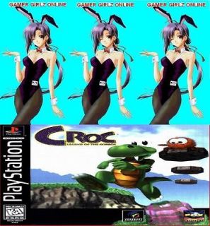 Croc Legend of the Gobbos (Sony PlayStation 1, 1997) PS1 GAME Disc