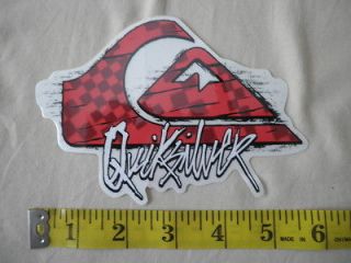 Quiksilver Mountain and wave sticker