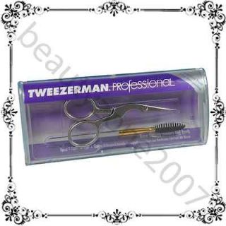 2914 P Tweezerman Brow Shaping Scissors and Brush