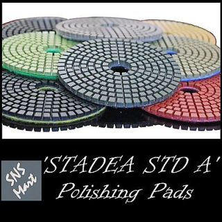STADEA 5 Diamond Polishing Pad Grit 400 for Granite Concrete Wet