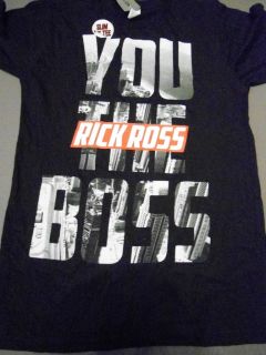 RICK ROSS You The Boss T Shirt **NEW band music concert tour Slim Fit
