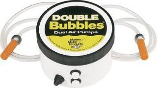 Marine Metal Products Double Bubbles Fishing Aerator Dual Air Pumps