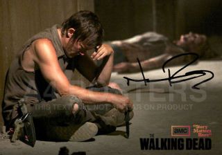 THE WALKING DEAD DARYL DIXON SIGNED PP NORMAN REEDUS A4 21x29.7cm