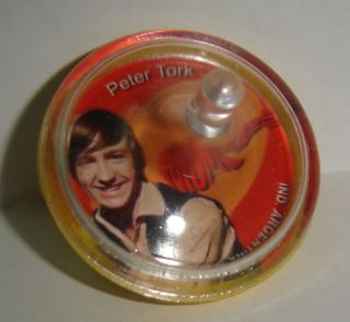 MONKEES Peter Tork Argentina SPINNING TOP toy
