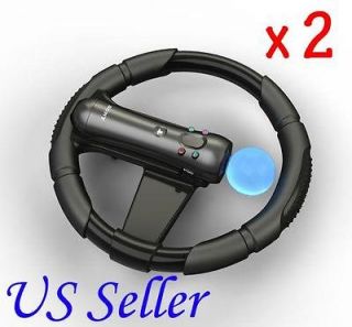 2x Steering Racing Wheel for PS3 MOVE Controller GT5