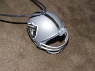 Oakland Raiders NFL Helmet Pendant Necklace Jewelry Car Mirror Hanger