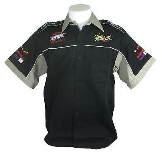 TOP CHEVY CHEVLOLET F1 Racing Pit Shirt Power Rally Race Car Team Men
