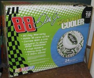 DALE Jr INFLATABLE COOLER #88 AMP NEW in Box 24 Quart hold 18 cans w