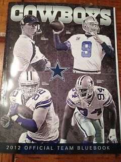 Dallas Cowboys 2012 Official Bluebook, Romo, Garrett, Witten, Ware