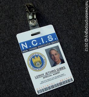 NCIS Special Agent Leroy Jethro Gibbs PVC ID Card Badge