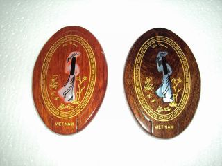 Mini looking glass for woman Makeup Hand carved mosaic with Vietnam