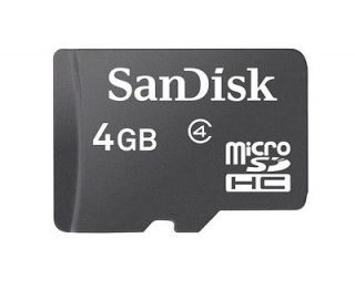 GB SanDisk micro SDHC Class 4 memory card SDSDQM 004G B35 for phone