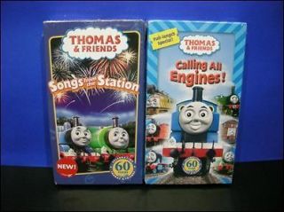 Thomas & Friends Videos Songs Station Calling Engines Vhs NEW