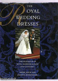 Princess Diana RARE HARDCOVER ROYAL WEDDING DRESSES BOOK MANY