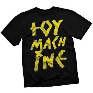 MACHINE Skateboards Toy Mach Tee Black/Yellow Mens Skateboard T Shirt