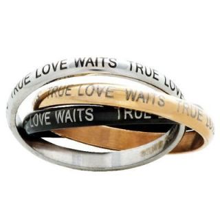 Triple Band True Love Waits 3 Finish Purity Ring
