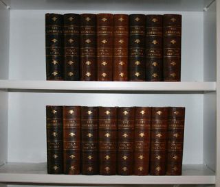 1903   THE AMERICANA ENCYCLOPEDIA   Full Set of 16 Volumes Leather