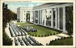 Staunton VA Military Academy c1920 Postcard