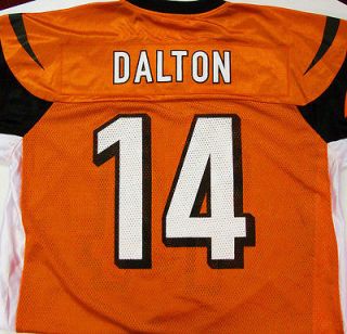 Brand New Andy Dalton Orange XL Cincinnati Bengals Authentic Reebok