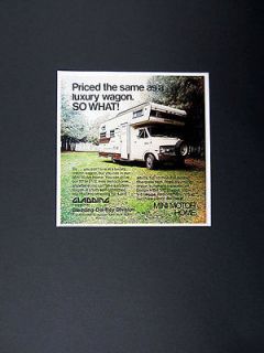 Gladding Del Rey Mini Motor Home RV dodge chassis 1973 print Ad