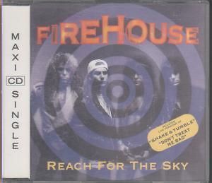 FIREHOUSE reach for the sky CD 3 track b/w shake and tumble live and