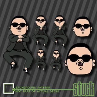 Gangnam Style Party Pack   7 Vinyl Decal Sticker PSY MEME Funny Korea
