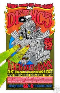 DKT MC5 Kick Out The Jams Poster Art Firehouse Sperry