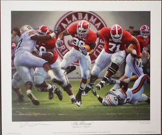 ALABAMA FOOTBALL The Blowout signed print by Daniel Moore