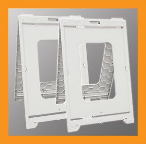 Econo Classic 24 x 36 Folding Plastic Sign Frame   2 PACK