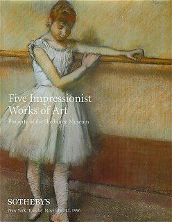 Museum Impressionists Auction   Manet & Degas Impressionism Painting