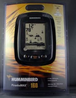 Humminbird 4072301 PiranhaMAX 160 4 Inch Waterproof Fishfinder Dual